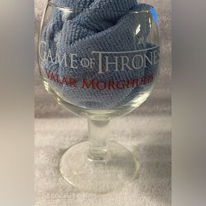 2014 Ommegang Brewery HBO Game of Thrones Valar Morghulis Beer Glass